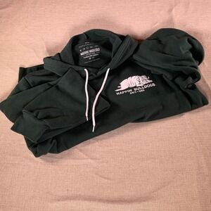 Duke & Winston Mens Large Green Nappin Bulldogs Athletic Club Graphic Hoodie